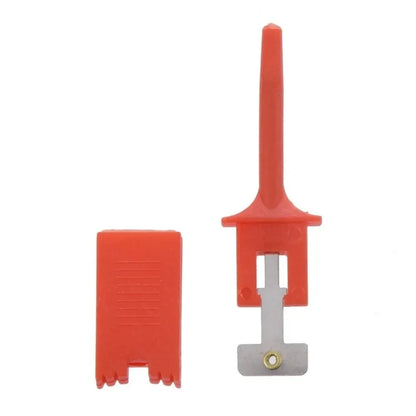 10PCS SMD IC Test Hook Clips - PCB Probe Grabbers for Electronic Component Inspection & Repair