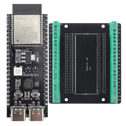 ESP32-S3 Development Board Kit – 2.4GHz WiFi & Bluetooth Module with Expansion Adapter, Type-C Interface (ESP32-S3-1 N8R2 N16R8 44-Pin)