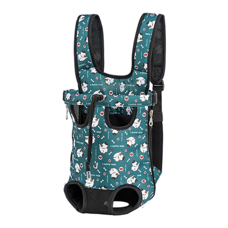 Adjustable Cat Carrier Bag – Double Shoulder Pet Backpack, Portable Travel, Outdoor, Camping & Hiking Bag for Cats and Small Dogs