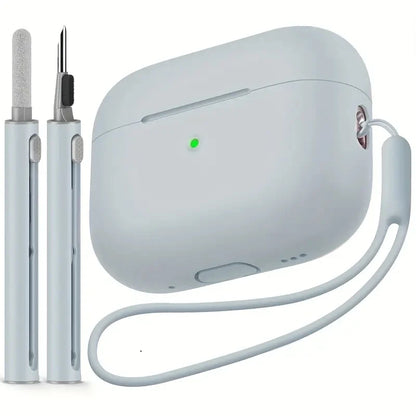 AirPods Pro 2 Silicone Case Cover - Soft Protective Case with Cleaning Kit for Apple AirPods Pro 2nd Generation