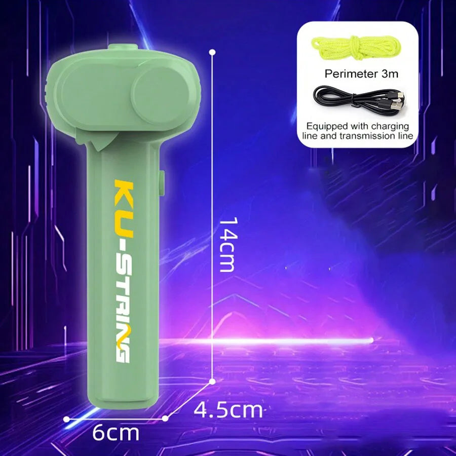 Spider Silk Wrist Launcher - USB Rechargeable Luminous String Shooter Cosplay Toy