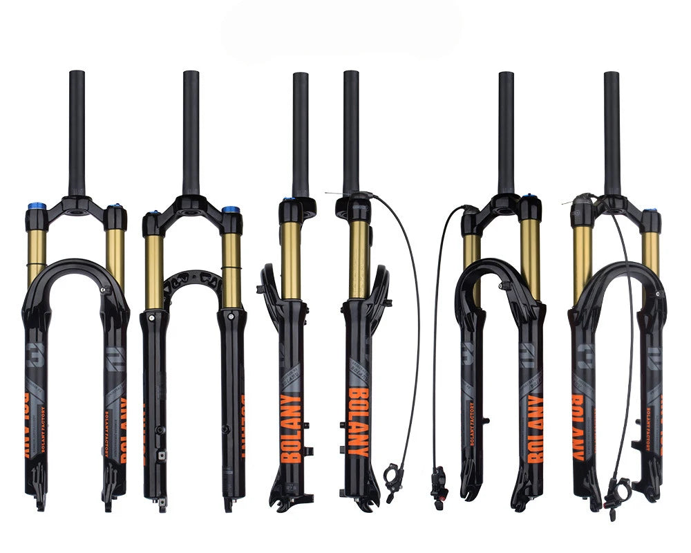 BOLANY Mountain Bike Fork – 29 Inch MTB Air Suspension, Shock Absorbing Fork for Downhill & MTB Bikes