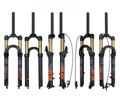 BOLANY Mountain Bike Fork – 29 Inch MTB Air Suspension, Shock Absorbing Fork for Downhill & MTB Bikes