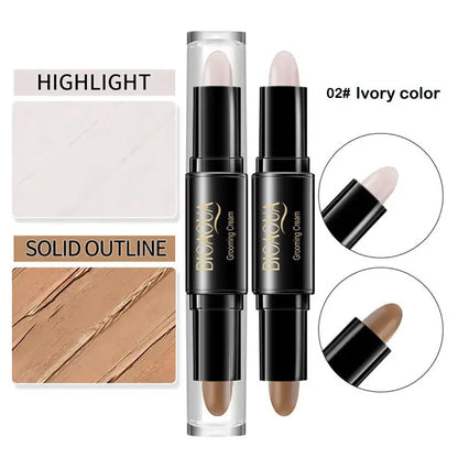 Foundation and Concealer Pen – Long-Lasting Dark Circles Corrector and Contour Stick Makeup