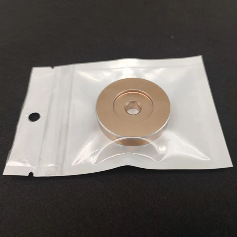 45 RPM Aluminum Adapter — Dome 7-Inch Vinyl Record Converter for All Turntables