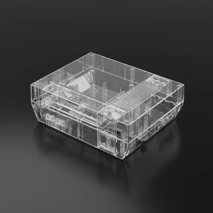 Bitfunx Transparent Replacement Housing Shell for NES - Protective Case for Nintendo Entertainment System Console