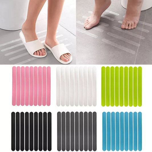 Stay Safe with Colorful Anti-Slip Strips - 6/12/24/36/48pcs for Bathtub, Shower, Stairs, and Floors