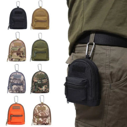 Tactical Molle Waist Bag EDC Mini Wallet Key Purse - Outdoor Storage Pouch for Hunting, Camping, Hiking