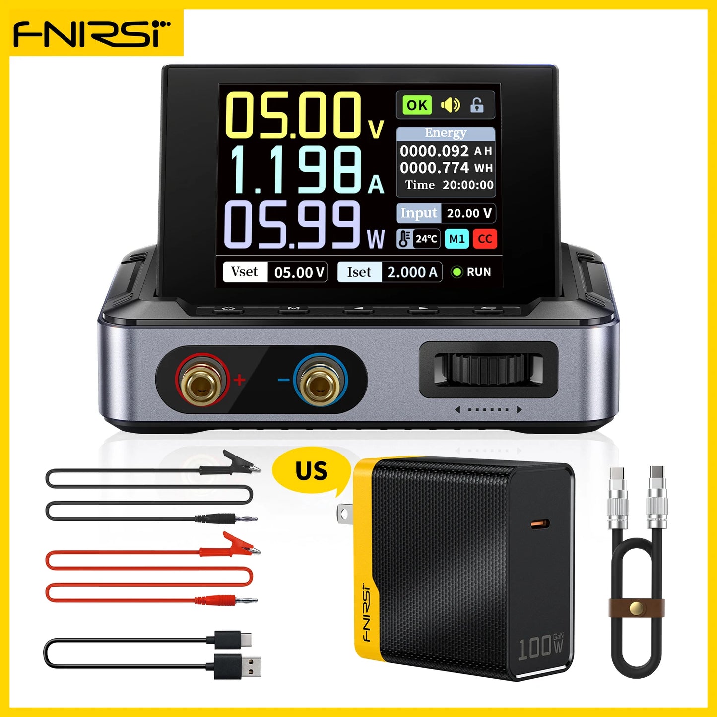 FNIRSI DPS-150 Mini Laboratory DC Power Supply — Adjustable 30V 5A Digital Display CNC Regulator