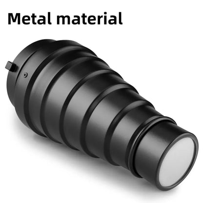 GODOX SN-01 Bowens Mount Large Snoot – Professional Studio Light Fitting for Godox S-Type, DE300, SK400 II