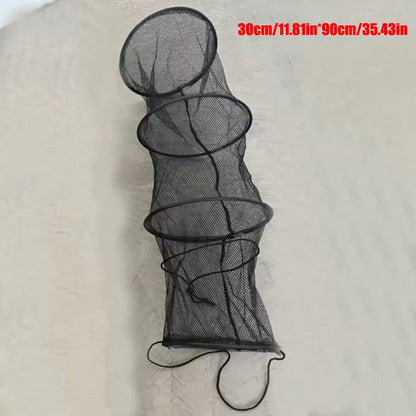 Large Capacity Foldable Fishing Net with Ropes – Portable Easy-Carry Fish Holder