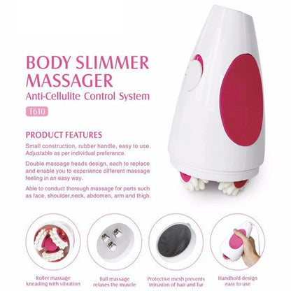 Infrared Electric Anti-Cellulite Massager – 3D Roller Slimming Device for Fat Reduction, Muscle Relaxation & Body Shaping
