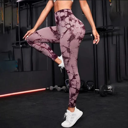 Women’s High-Waist Yoga Pants — Seamless Push-Up Sport Leggings for Fitness, Workout & Gym Wear