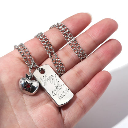 Love and Deepspace Caleb Necklace Set - 2Pcs Game Inspired Pendant & Keychain Jewelry Accessories Gift