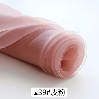 Sheer Organza Fabric Roll - Wedding Party Decoration Material For Romantic Birthday And Event Decor