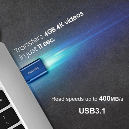 Samsung USB Type-C Flash Drive - Metal Waterproof High-Speed Memory Stick 64GB–256GB for Smartphone, Tablet & Computer