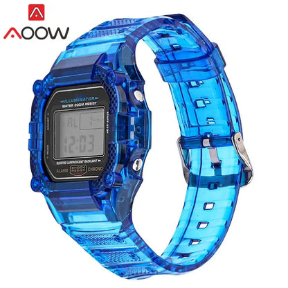 Transparent TPU Resin Watch Band and Bezel Kit for Casio G-SHOCK DW-5600 GW-M5610 GLS-5600 - Protective Replacement Strap and Case Set