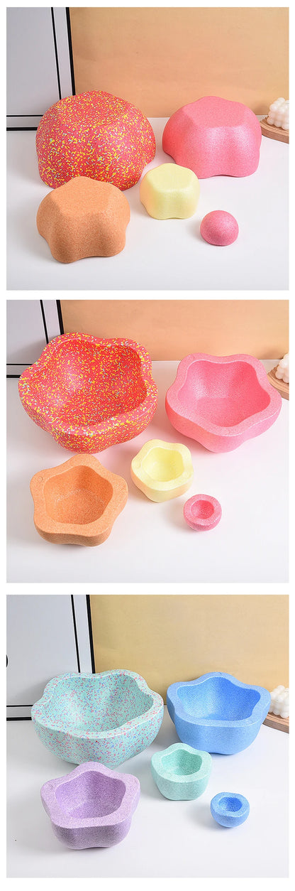 Foam Balance Stepping Stones for Kids – Sensory Integration Training Toys, Outdoor Sports Games & Touch Development Equipment