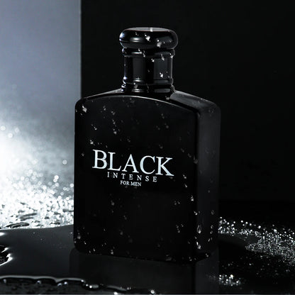 BLACK CHARM Eau de Parfum for Men – 3.4oz/100ml Woody Aromatic Fragrance, Fruit & Floral Notes