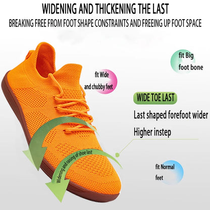 Minimalist Barefoot Shoes Unisex – Lightweight Breathable Zero-Drop Wide Toe Running & Casual Walking Outdoor Sneakers
