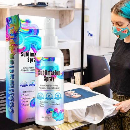 100ml Quick Dry Sublimation Protective Coating Spray – No-Bake Art Fixing & Decontamination Spray for Home & Craft Use