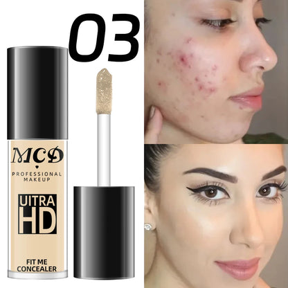 9-Color Matte Foundation Cream – Waterproof, Moisturizing Liquid Concealer for Full Coverage Professional Face Makeup