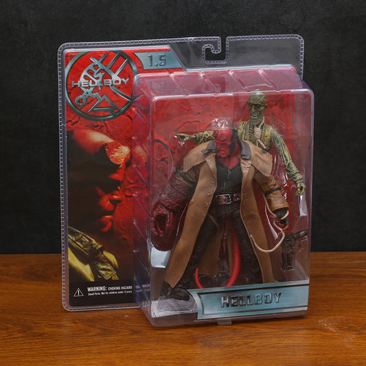 Mezco Hellboy 2004 Trenchcoat Variant — Collectible Action Figure Doll Toy