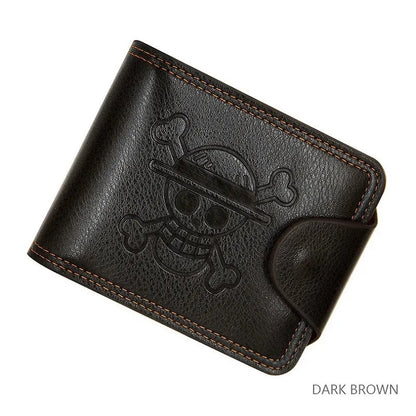 Men's Short Bifold Wallet – Slim Faux Leather Business Card Holder, Billfold Purse Clutch for ID & Credit Cards