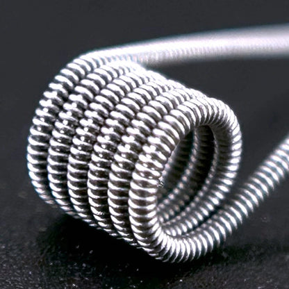 21-Pack PreMade 3mm Resistance Wire Coils — Jaw Clips, Springs, A1/SS316L/Ni80 for Vaping Builds
