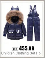 Children’s Winter Clothing Set – Baby Down Jacket Parka & Thick Snowsuit for Boys and Girls