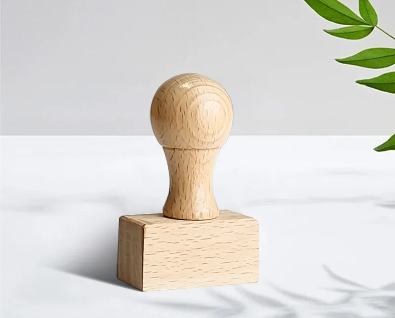 Personalized Custom Wooden Stamp – Wedding Seal, Logo Stamp for Invitations, Stationery, Name & Business Branding