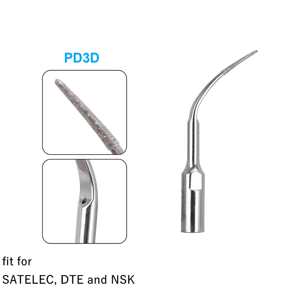 AZDENT Dental Ultrasonic Scaler Tips – Scaling, Periodontics, Endo, Perio Tips for EMS, Woodpecker, DTE, NSK, SATELEC Scalers