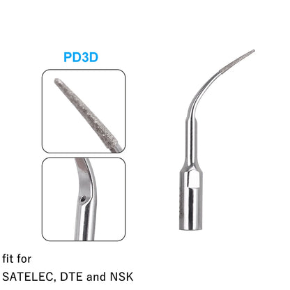 AZDENT Dental Ultrasonic Scaler Tips – Scaling, Periodontics, Endo, Perio Tips for EMS, Woodpecker, DTE, NSK, SATELEC Scalers