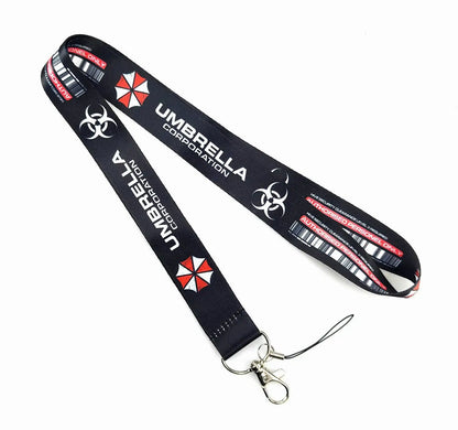 Game Logo PVC Card Holder – Student Neck Lanyard Bag for ID, Key, and Campus Cards