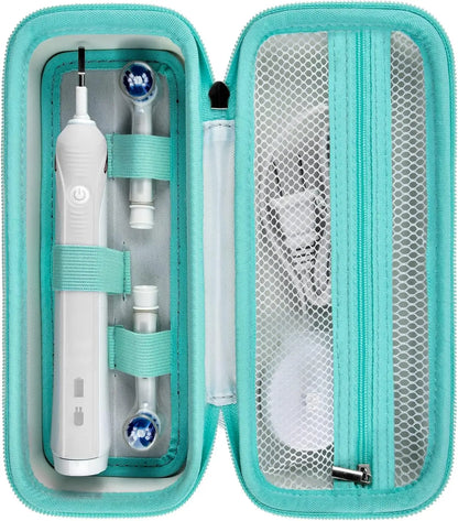 Travel Toothbrush Case – Compatible with Oral-B Pro Series & Philips Sonicare ProtectiveClean Electric Toothbrush Protective Storage Box