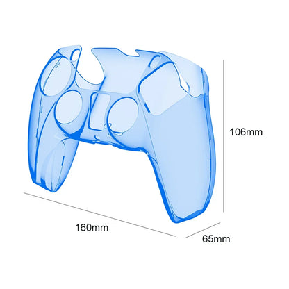 Ultra-Slim Clear PC Cover for PS5 DualSense Controller – Electronic Accessory Protector Case
