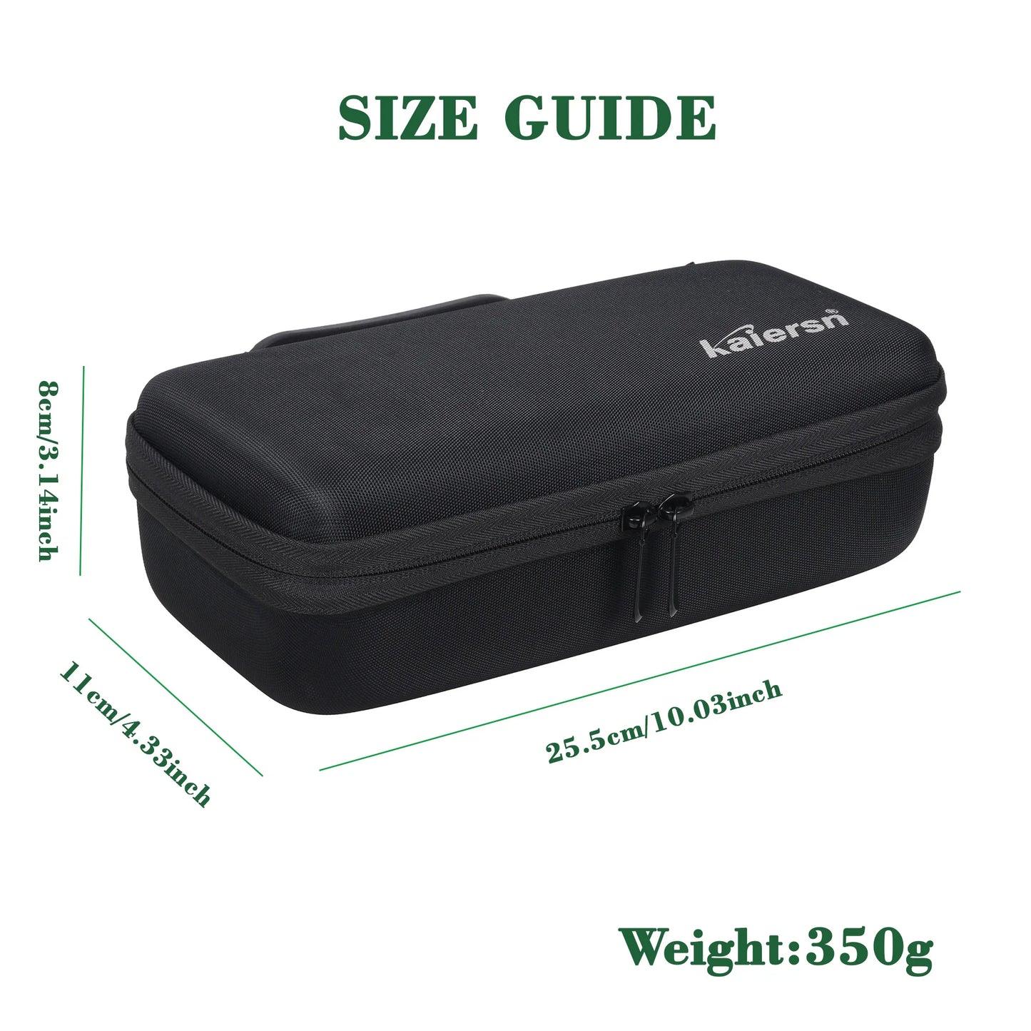 Golf Ball Storage Box & Glove Holder – Accessory Protect Case with Tees, Divot Tool & Valuables Pouch, Includes Hook
