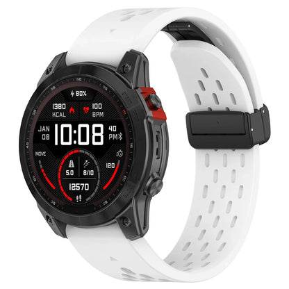 Quick Fit Silicone Strap for Garmin Fenix & Forerunner — 26mm, 22mm, 20mm Bands for Fenix 7X/7 Pro/6X/6/5X/5 Plus, Tactix 7, Forerunner 965/955, Enduro