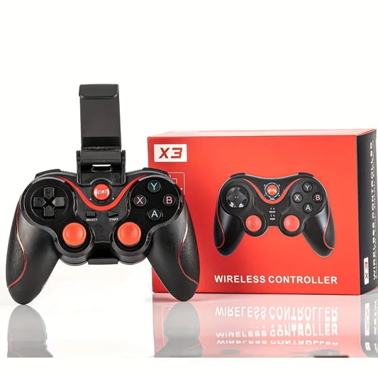 X3 Gamepad Joystick: Wireless 3.0 Android Gamepad Remote Control - Compatible with Mobile Phones, Computers, Tablets, and TV Boxes