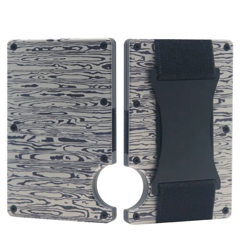 RFID Blocking Metal Wallet – Slim Aluminum Credit Card Holder & Money Clip for Business and ID, 2024 All Colors
