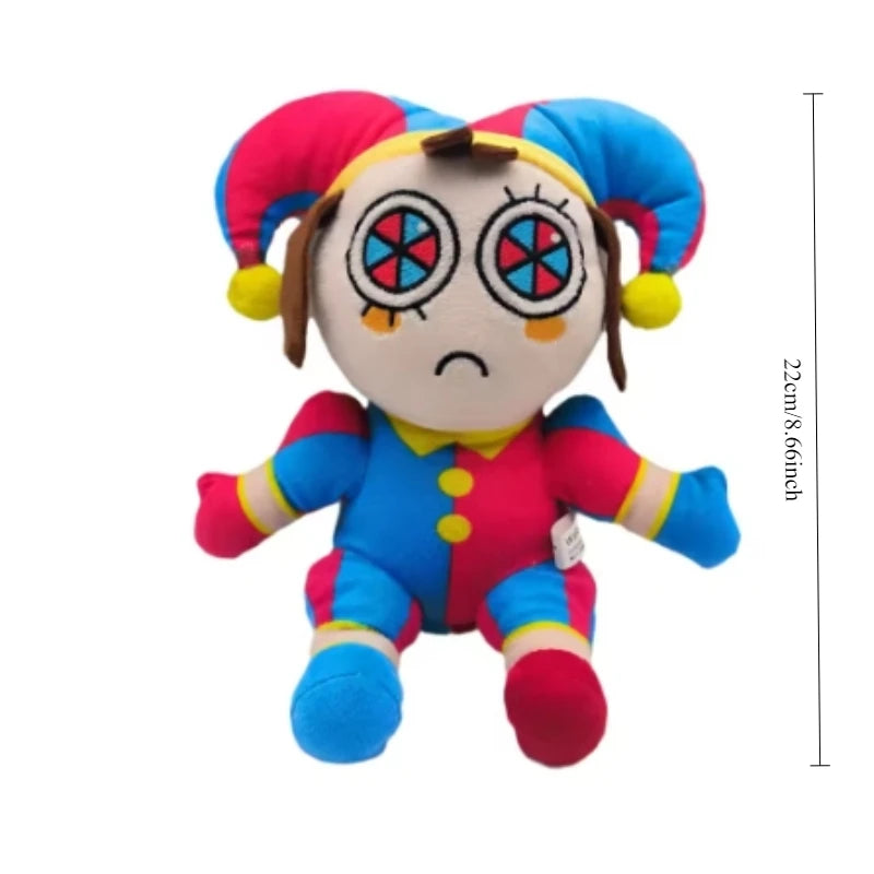 Amazing Digital Circus Maid Jax Plush Doll - Magical Rabbit Clown Cartoon Collectible for Fans, Home Decor & Gifts
