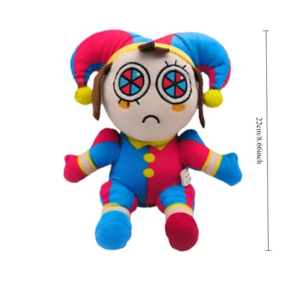 Amazing Digital Circus Maid Jax Plush Doll - Magical Rabbit Clown Cartoon Collectible for Fans, Home Decor & Gifts