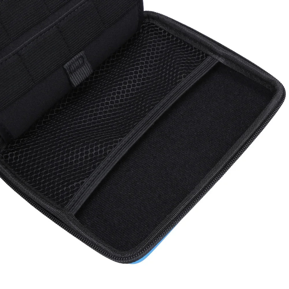 Hard EVA Storage Case for Nintendo 2DS — Protective Zip Holder for Game Cards, High-Quality Game Card Storage Box