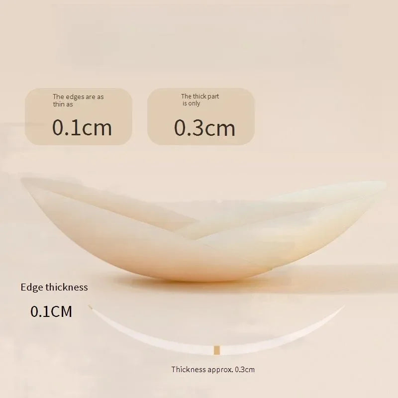 2 Pairs Ultra-Thin Silicone Nipple Covers – Reusable Adhesive Breast Pasties, Invisible Boob Protection Stickers