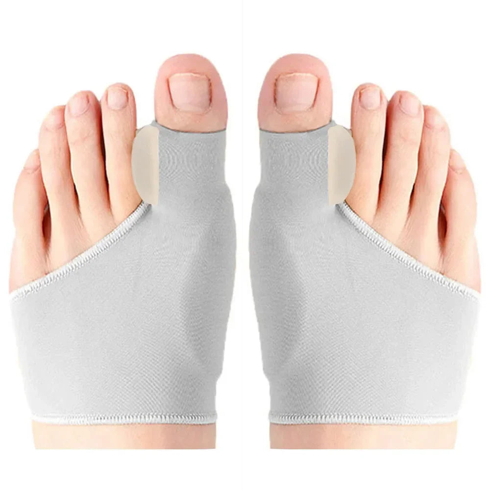 2PCS Toe Separators & Hallux Valgus Bunion Corrector – Foot Bone Adjusters, Pedicure Sock Straightener, Orthotics Correction Tools
