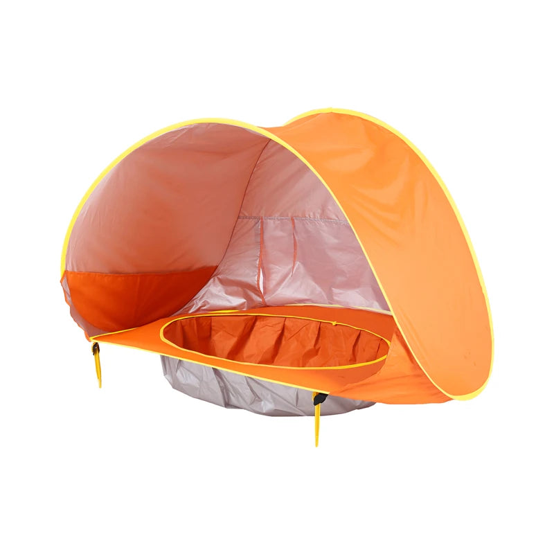 Portable Baby Beach Tent – UV Protection Sun Shelter for Infant, Outdoor Play & Swimming Pool Toy House