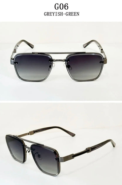 Luxury Square Sunglasses — Vintage Unisex Fashion Shades with UV Protection for Men & Women