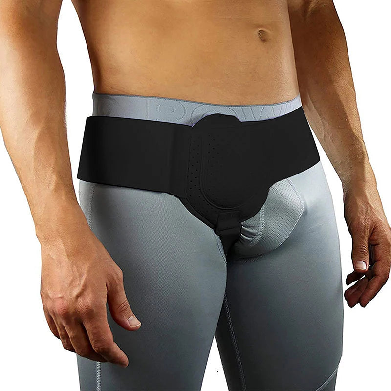 Adjustable Hernia Support Belt - Breathable Inguinal & Sports Hernia Truss