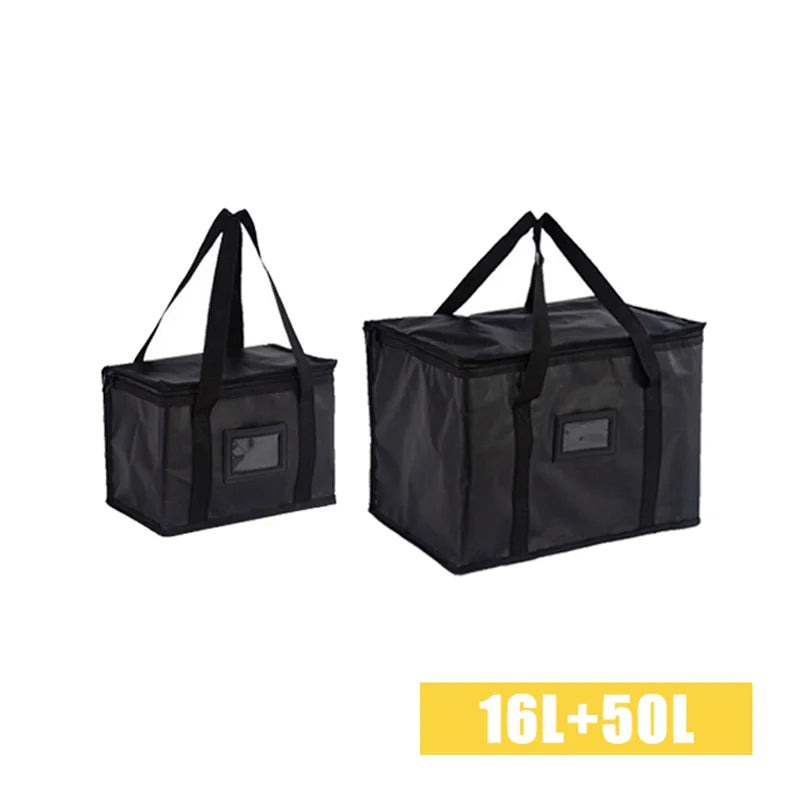 70L Large Capacity Insulated Cooler Bag – Thermal Foil Lunch & Food Storage Tote, Portable Zip Picnic & Camping Bag for Hot & Cold Retention
