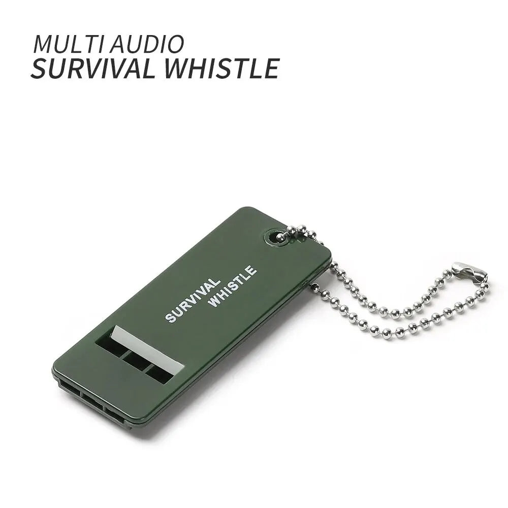 3-Frequency High Decibel Whistle – Portable Survival Tool for Camping, Hiking & Emergency EDC Accessories